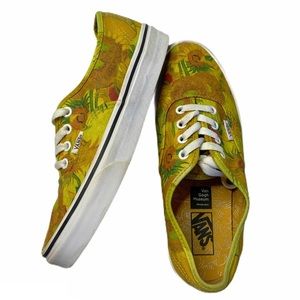 VANS X Van Gogh Sunflower Authentic Sneakers Rare